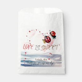 Bolsa De Papel Gracias, pareja linda, el amor es dulce Boda