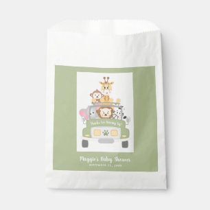 Bolsa De Papel Gracias Por Conducir Por Safari Baby Shower