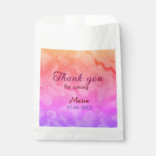 Bolsa De Papel Gracias por la próxima fiesta de cumpleaños fecha 