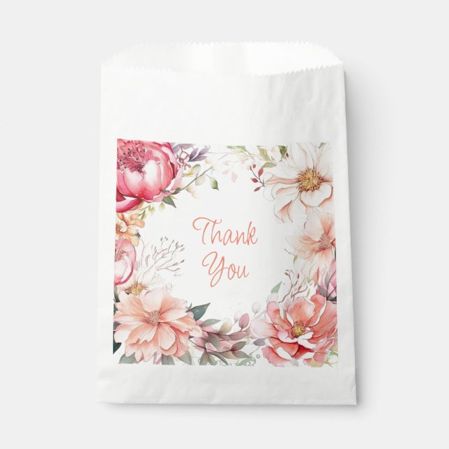 Bolsa De Papel Gracias por las maletas (Anverso)