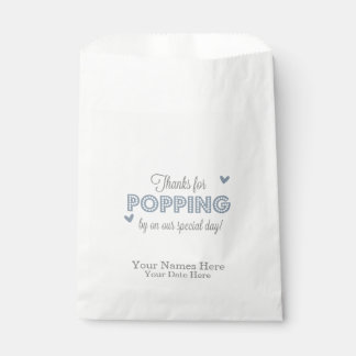 Bolsa De Papel Gracias por Poppin In por nuestro Gran Favor Azul