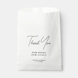 Bolsa De Papel Gracias Por Ser Nuestro Boda Invitado