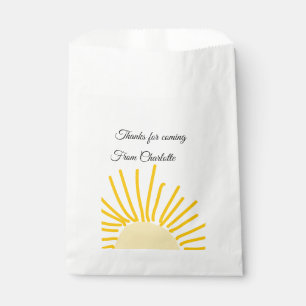 Bolsa De Papel gracias por venir mensaje de texto nombre agregar