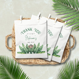 Bolsa De Papel Gracias Wild One Safari Animals Baby Shower