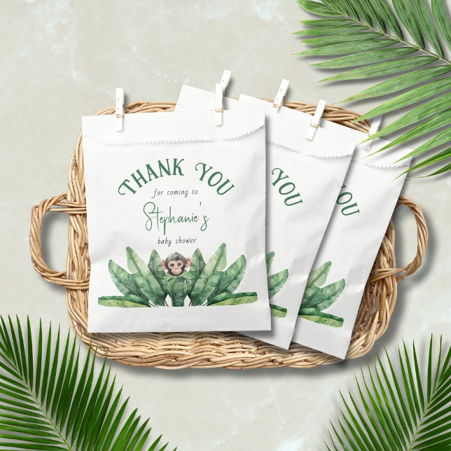 Bolsa De Papel Gracias Wild One Safari Animals Baby Shower (Subido por el creador)