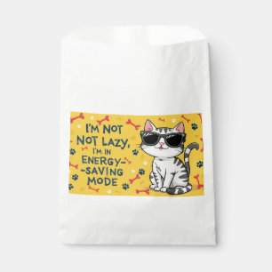 Bolsa De Papel Gracioso Poster de gato, gato Personalizado con ga