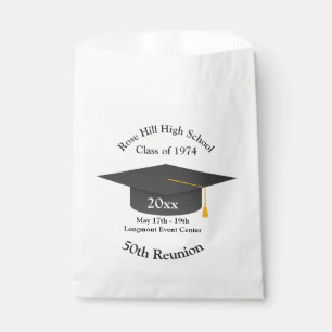 Bolsa De Papel Graduación Clase Personalizado Clase Reunion Favor