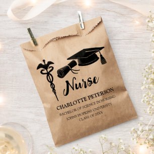 Bolsa De Papel Graduación de enfermera Goodie