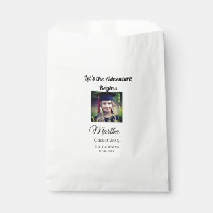 Bolsa De Papel Graduación felicitaciones añadir nombre foto ciuda