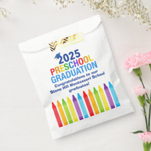 Bolsa De Papel Graduación personalizada de preescolar 2025 Fiesta