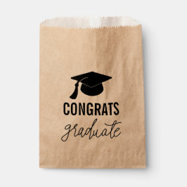 Bolsa De Papel Graduados Tipografía moderna