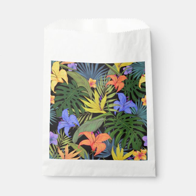 Bolsa De Papel Gráfica de flor tropical Hawai Aloha (Anverso)