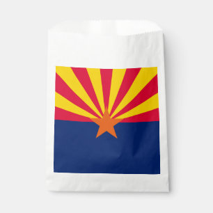 Bolsa De Papel Gráfico dinámico de la bandera del estado de Arizo