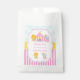 Bolsa De Papel Gran carnaval de circo top en rosa
