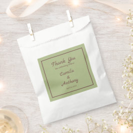 Bolsa De Papel Green Purple Retro Y2K Funky Hippie Flower Pattern