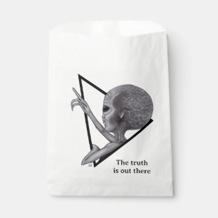 Bolsa De Papel Grey Alien, la verdad está ahí fuera