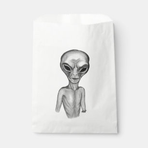 Bolsa De Papel Grey Alien , quiero creer