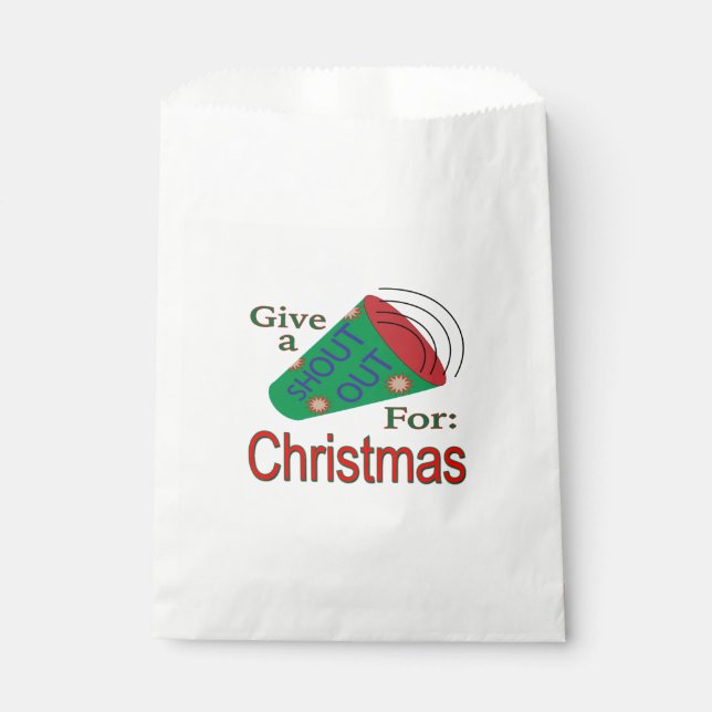 Bolsa De Papel Gritos para Navidades (Anverso)