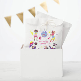 Bolsa De Papel Groovy Disco Party Retro 80s Discoball