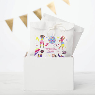 Bolsa De Papel Groovy Disco Party Retro 80s Discoball