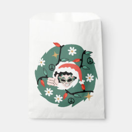Bolsa De Papel groovy navidades wreath santa alien