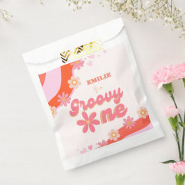 Bolsa De Papel Groovy Un Primer Fiesta Boho Retro Daisy