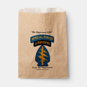 Bolsa De Papel Grupo de Fuerzas Especiales Berets Verdes SFG SF L