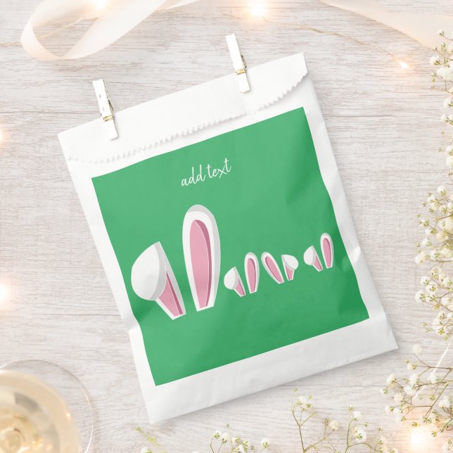 Bolsa De Papel Guay Happy Easter Bunny Ears (Cortado)