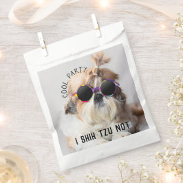 Bolsa De Papel Guay Shih Tzu No es divertido fiesta de gafas de s