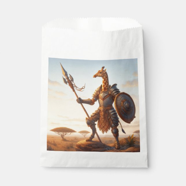 Bolsa De Papel guerrero jirafa (Anverso)