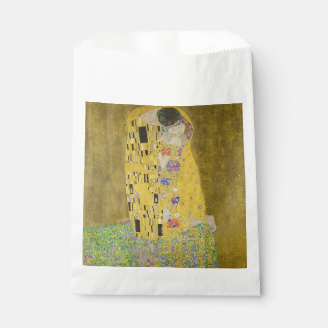 Bolsa De Papel Gustav Klimt - El beso (Anverso)