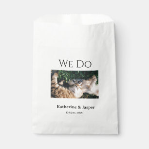 Bolsa De Papel Hacemos boda compromiso mascota nombre foto fecha 