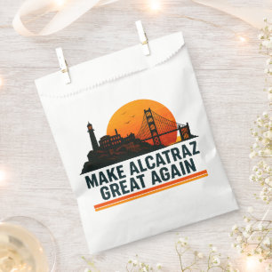 Bolsa De Papel Hacer a Alcatraz grande de nuevo divertido