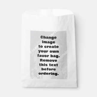Bolsa De Papel Hacer su propia foto personalizada de plantilla