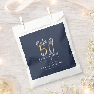 Bolsa De Papel Haciendo que 50 parezca buena celebración de cumpl