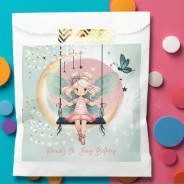 Bolsa De Papel Hada encantada mágica en el cumpleaños de los niño