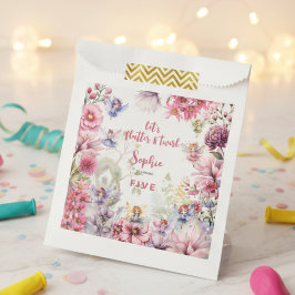 Bolsa De Papel Hadas de huerto acuarela cumpleaños
