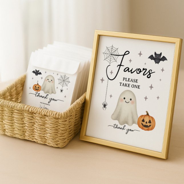 Bolsa De Papel Halloween Baby Shower Favor Bag (Subido por el creador)
