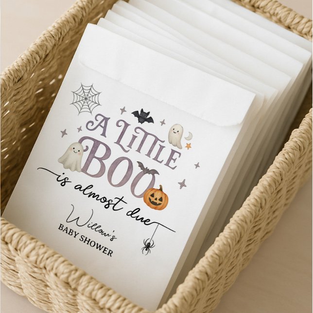 Bolsa De Papel Halloween Baby Shower Favor Bag (Subido por el creador)