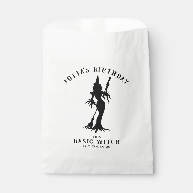 Bolsa De Papel Halloween Básico de Mujeres Modernas (Anverso)