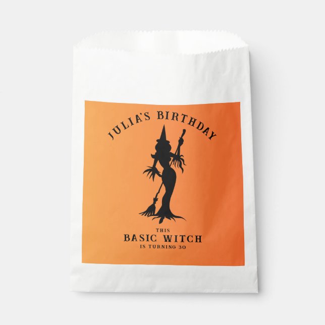 Bolsa De Papel Halloween Básico de Mujeres Modernas (Anverso)