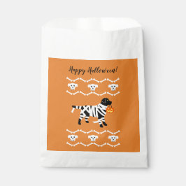 Bolsa De Papel Halloween Black Labrador Mummy