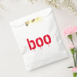 Bolsa De Papel Halloween boo sangrientos trenzas de miedo