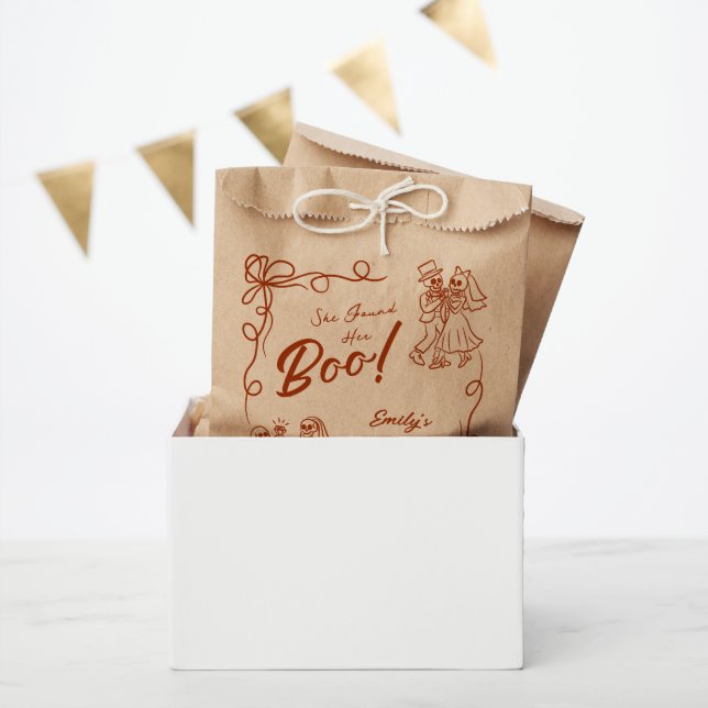 Bolsa De Papel Halloween Bridal Shower (Fiesta)