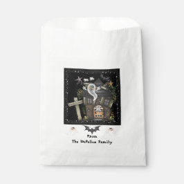 Bolsa De Papel Halloween - Casa de fantasmas encantada (2)