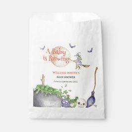 Bolsa De Papel Halloween Cauldron Baby está preparando ducha