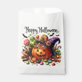 Bolsa De Papel Halloween de calabaza fantasma