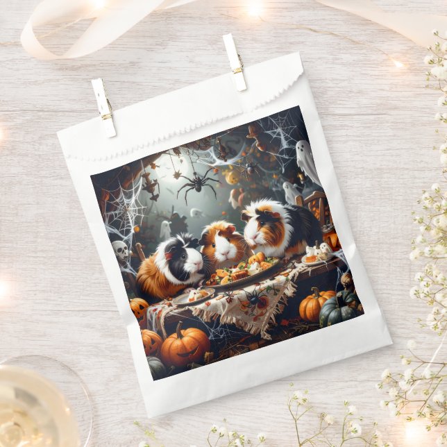 Bolsa De Papel Halloween de Cerdo de Guinea (Cortado)