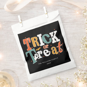 Bolsa De Papel Halloween De Trick O Trek