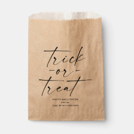Bolsa De Papel Halloween de truco o truco